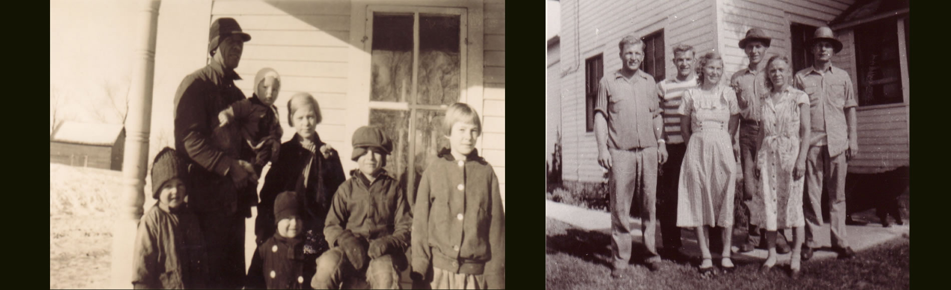 Blixrud Kids - 1928 and 1949